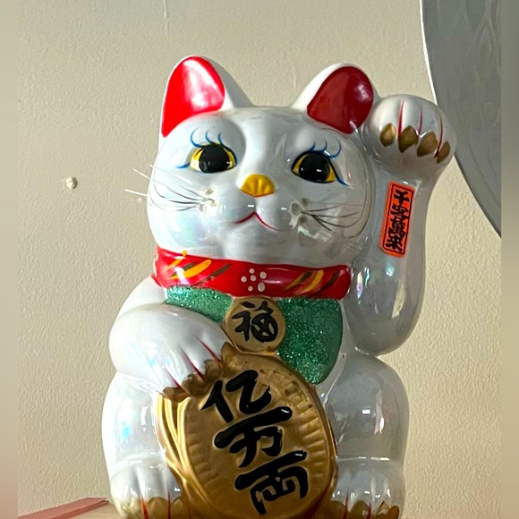 Other - Ceramic Thriving Business Maneki Neko Lucky Cat ★彡 =(^.^)=